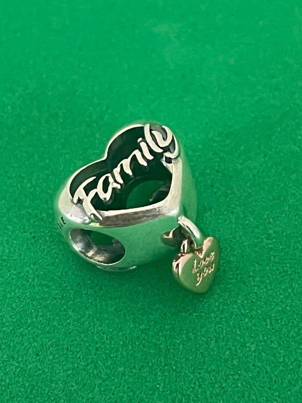 Pandora Love You Family Heart Charm